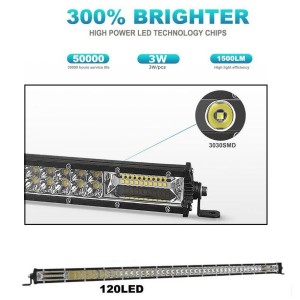Универсален светодиоден лайтбар (LED light bar) 96см